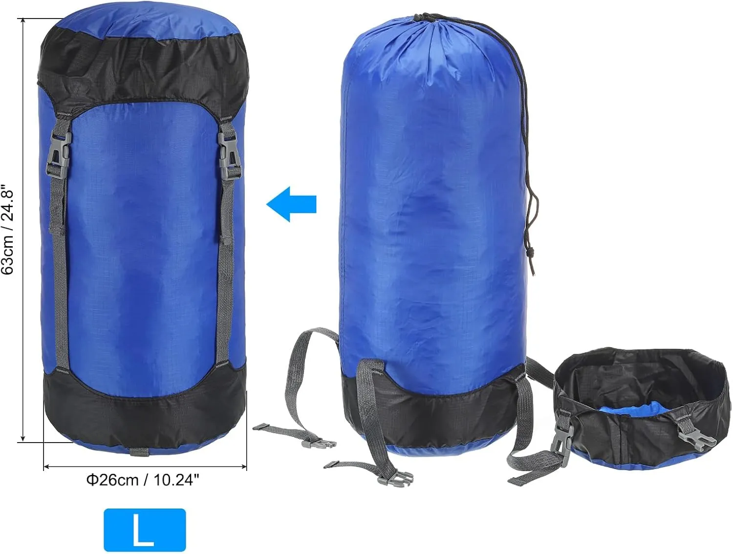 PATIKIL Compression Stuff Sack, Waterproof Sleeping Bag Storage Sack