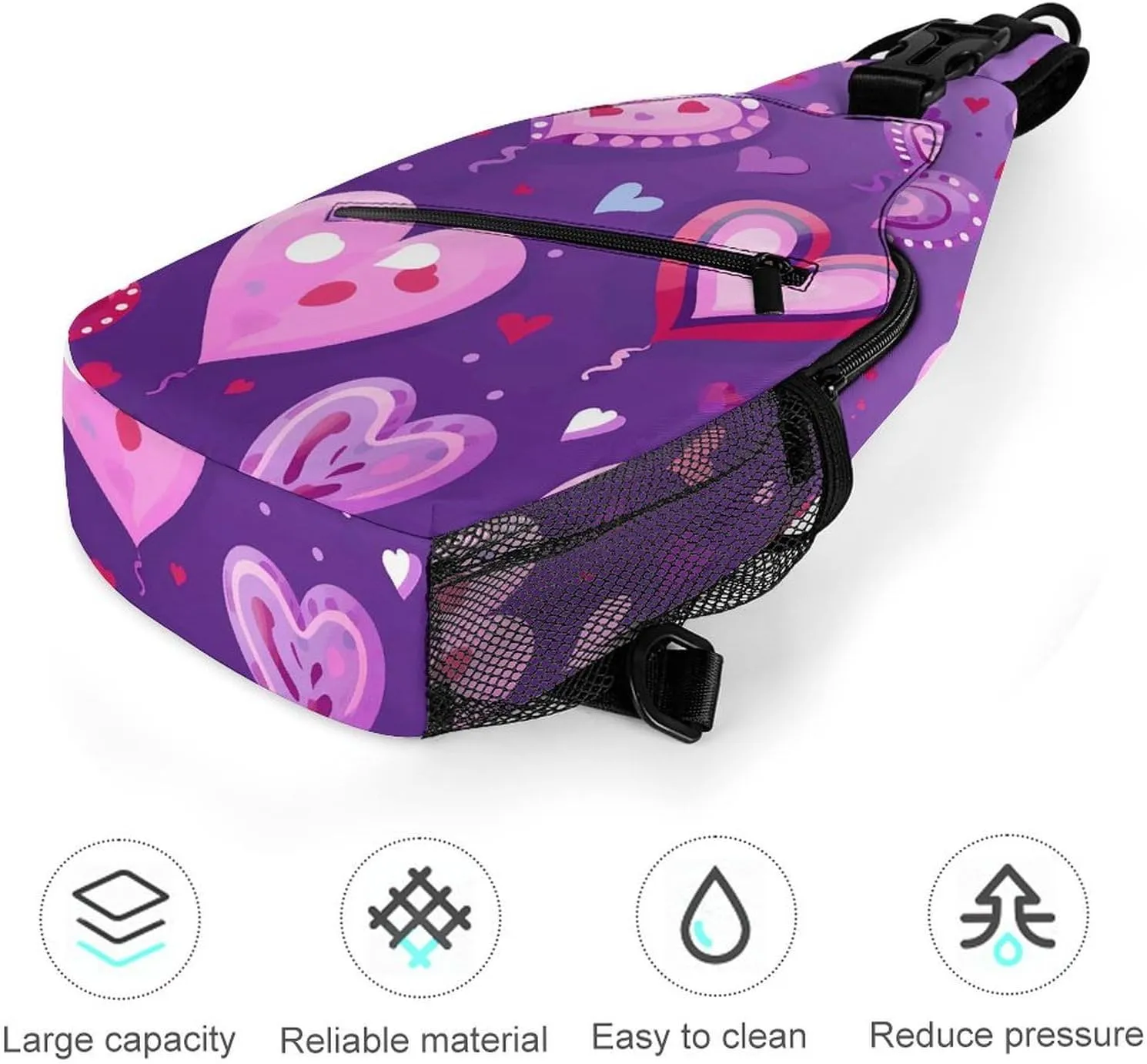 Peach And Dark Beige Sling Bag Crossbody Bags Cross Body Bag Fanny Packs Chest Bags Sling Purses for Travel
