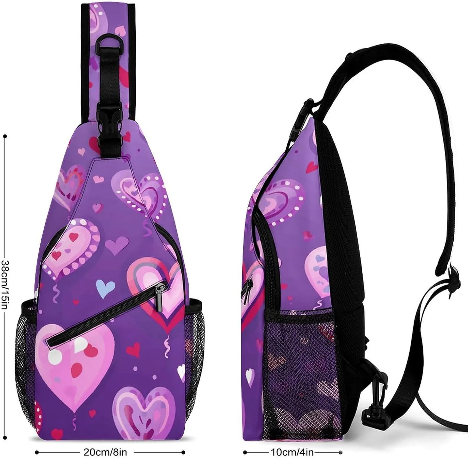 Peach And Dark Beige Sling Bag Crossbody Bags Cross Body Bag Fanny Packs Chest Bags Sling Purses for Travel