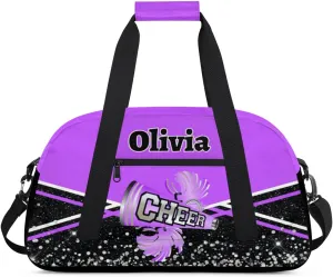 Personalized Cheer Bag Sport Duffel Bag Dance Bag for Girl Gifts, Overnight Duffel Bags Cheerleader for Kids Personalized Gymnastics Duffel Bag Cheerleading Gifts