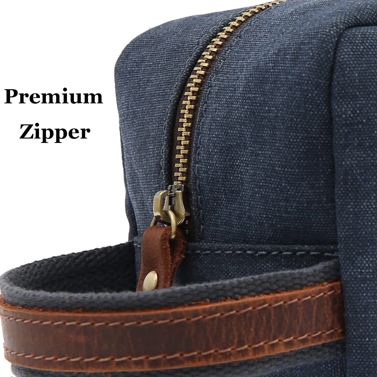 Personalized Toiletry Bags with Name & Title, Custom Dopp Kit, Embroidered Travel Toiletry Bag for Men & Women, 7 Thread Colors, Wedding Gifts for Groomsmen Proposal