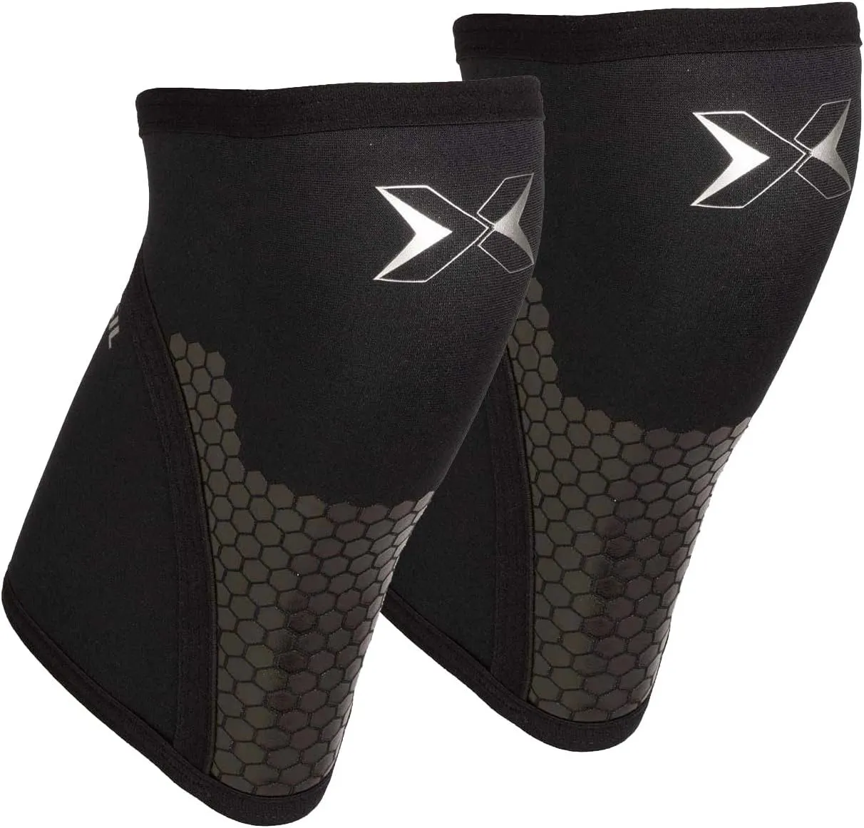 PICSIL Knee Sleeves 5&7mm (1 Pair) Support & Compression for Weightlifting, Powerlifting & Cross Training, Premium Protective Knee Pads for Comfort and Safety, Women & Men