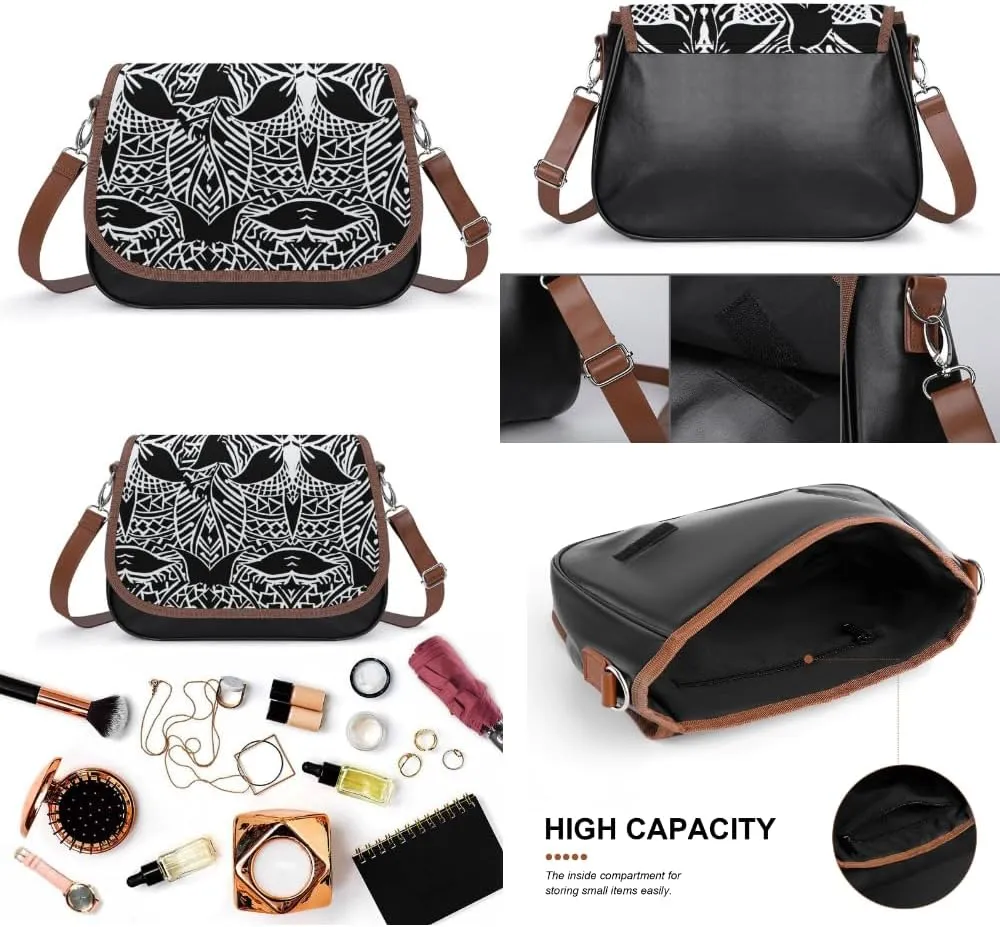 Polynesian Women'S Crossbody Bag Multi-Functional Work And Travel Bag Fashionable Youth Small Bag Customized