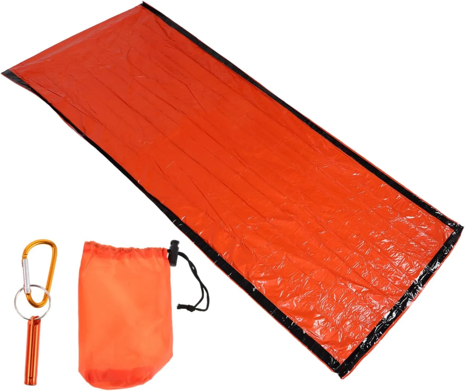 POPETPOP 1set Adult Sleeping Bag Compression Bag Whistle for Outdoor Hiking Camping and Backpacking Lightweight Warm Drawstring Design
