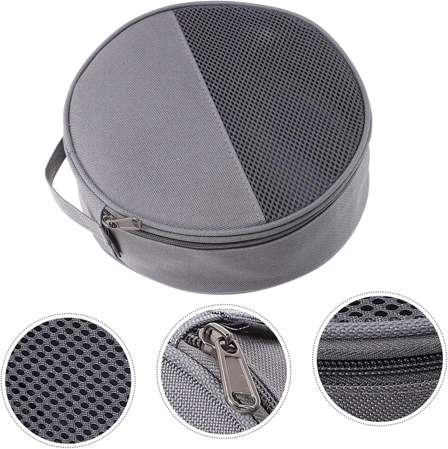 POPETPOP Outdoor Tableware Bag Canvas Bag Camping Supplies Round Plate Bag Camping Storage Organizer Outdoor