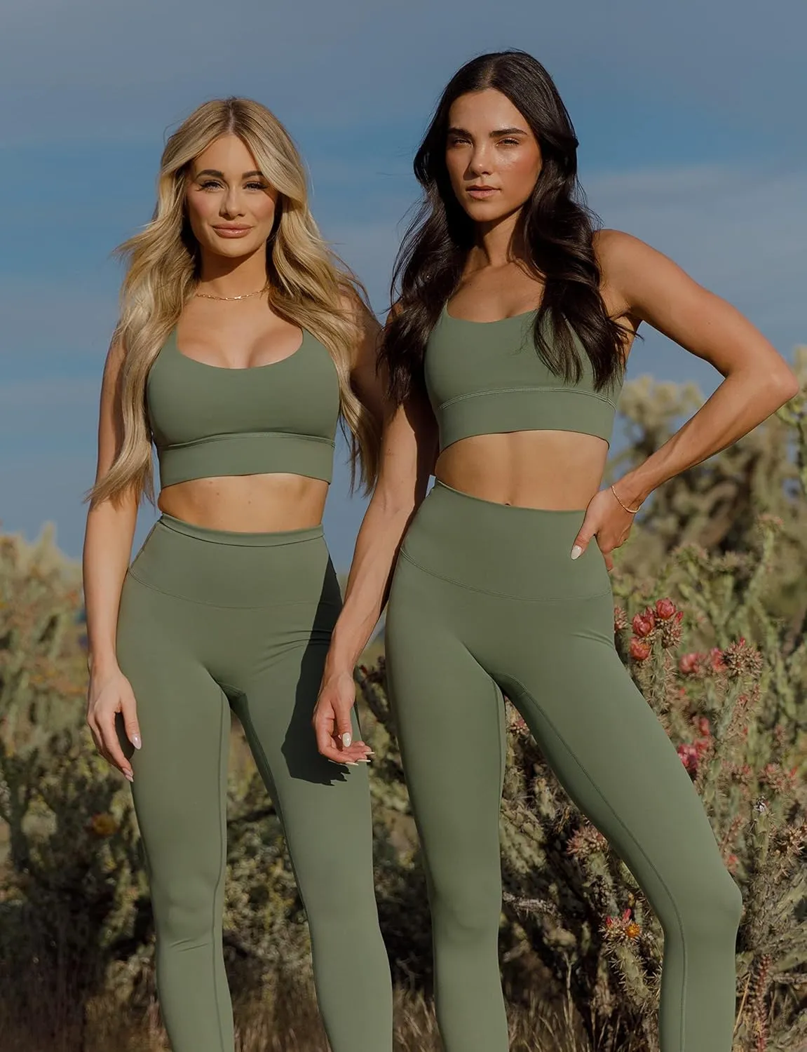 Power Sports Bra - Padded Criss Cross Medium Impact Workout Yoga Bra