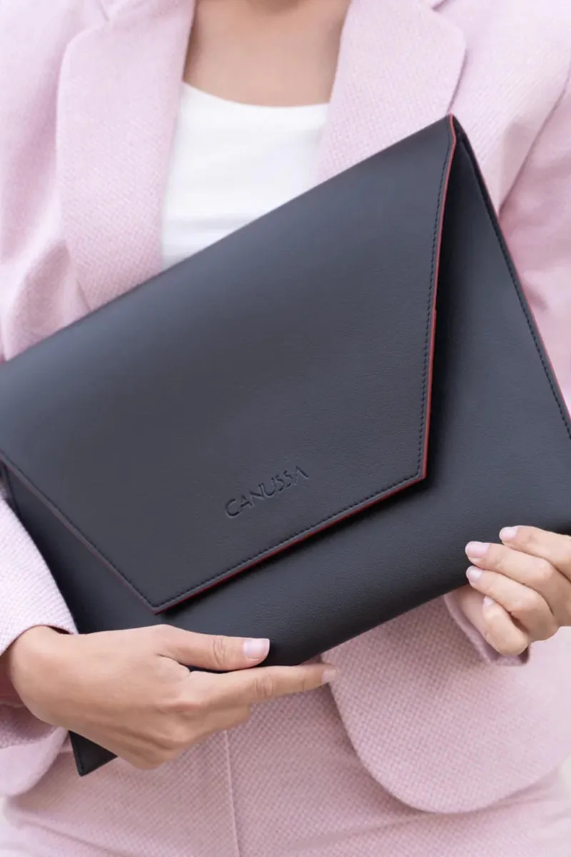 Protect laptop sleeve 13" - Black/Red