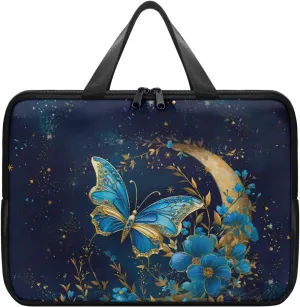 PU Leather Print Laptop Bag Computer Carrying Case Fits Laptop and Tablet, Sleek Design
