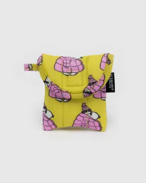 Puffy Earbuds Case - Puffer Snoopy Pink