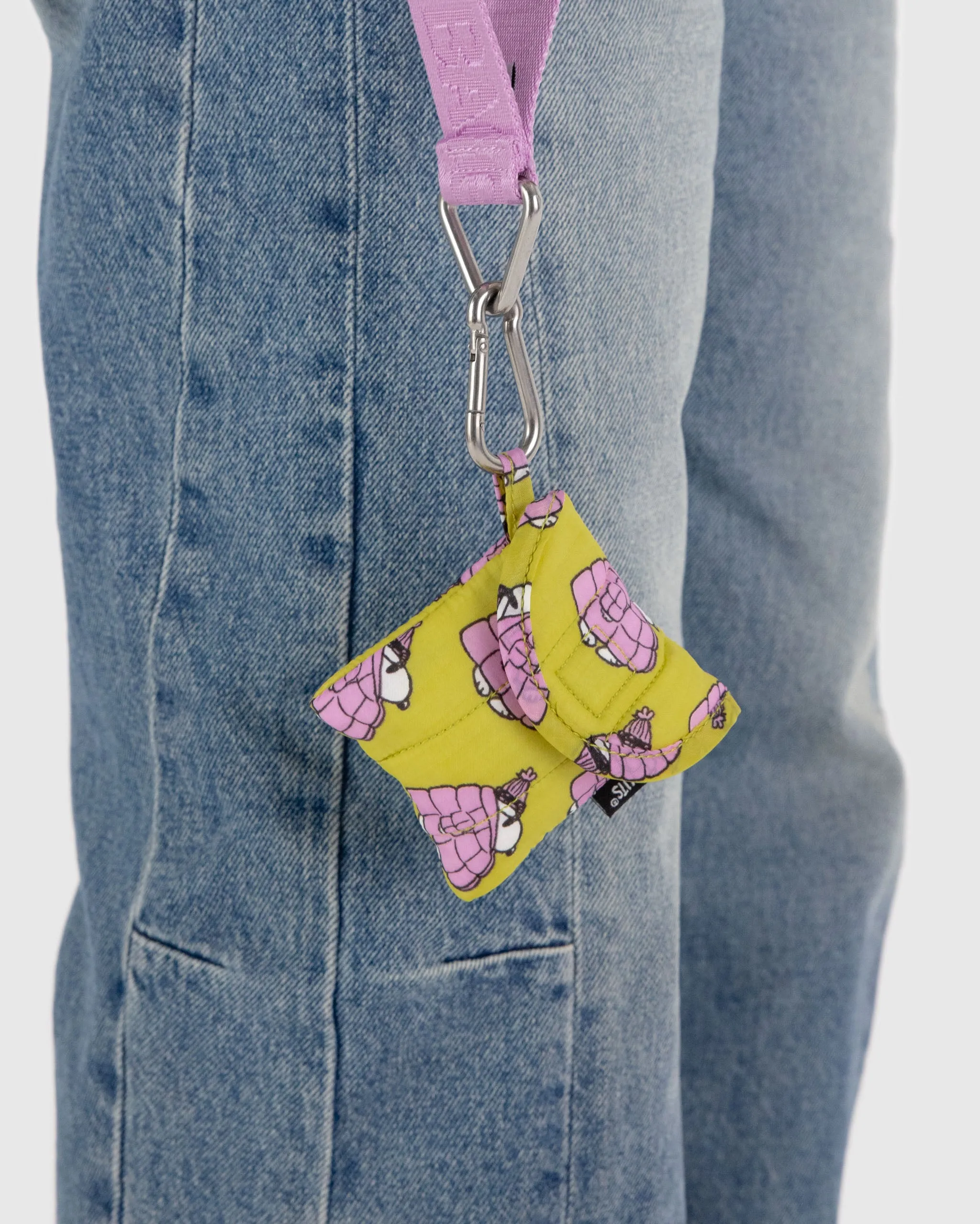 Puffy Earbuds Case - Puffer Snoopy Pink