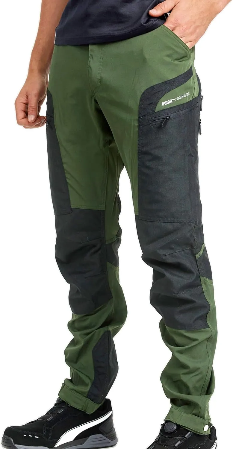 PUMA Workwear Pro-One Outdoor Hiking Pants Men - Breathable & Durable - Partially Water-Repellent - Ripstop Cargo Pants