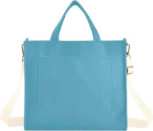 Purple Gradient Tote Purse Women, Corduroy Totes Bags for Women College Tote Bag Small Bag