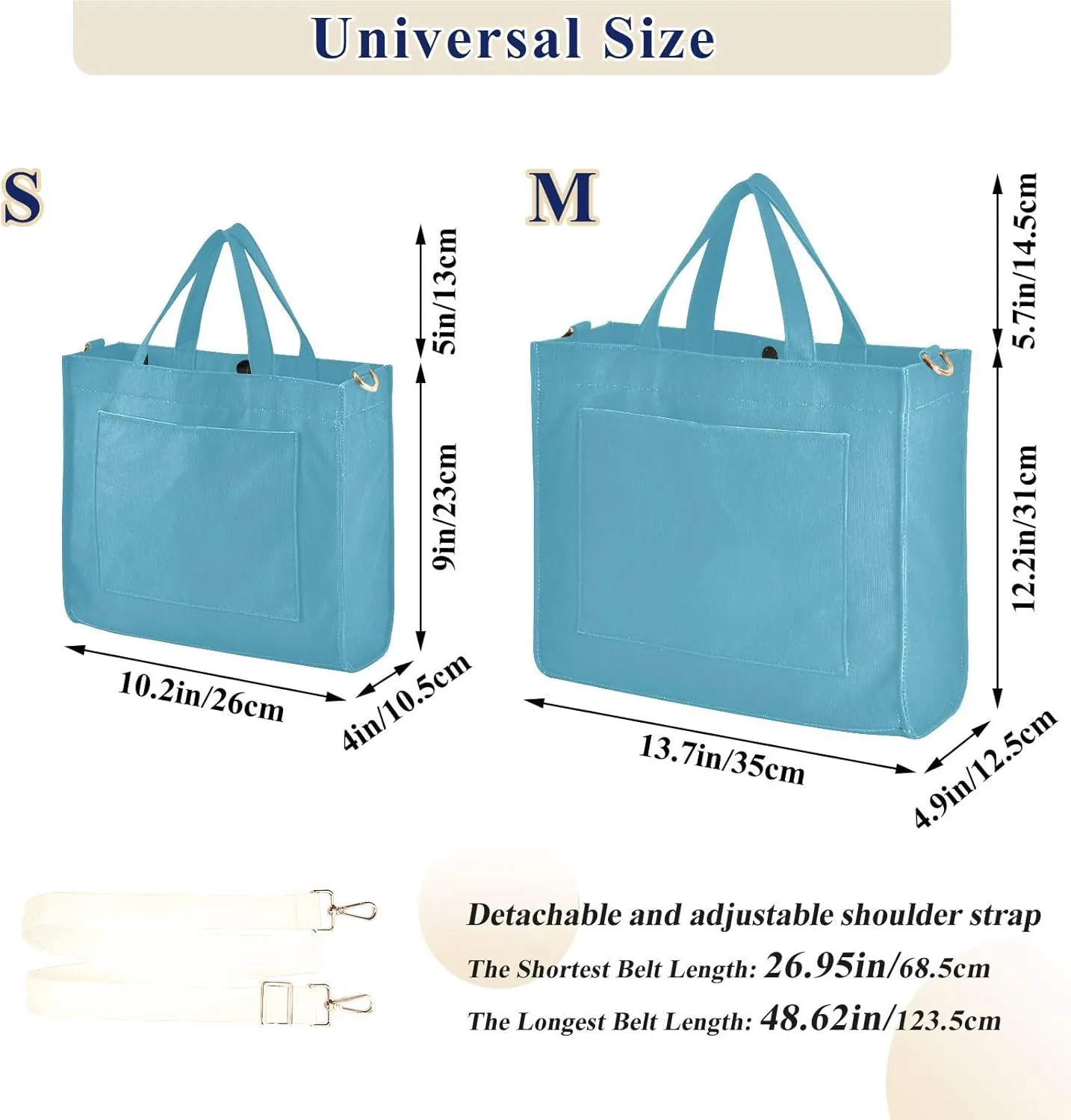 Purple Gradient Tote Purse Women, Corduroy Totes Bags for Women College Tote Bag Small Bag