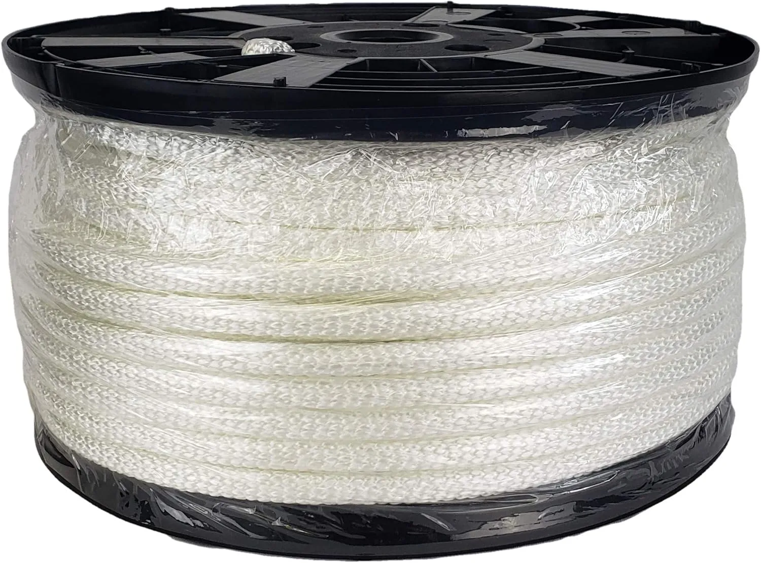 QNR 3/8 inch Knotrite Nylon Rope - 250 Foot Spool | 100% Nylon - Solid Braid - Dyeable - Industrial Grade - High UV and Abrasion Resistance