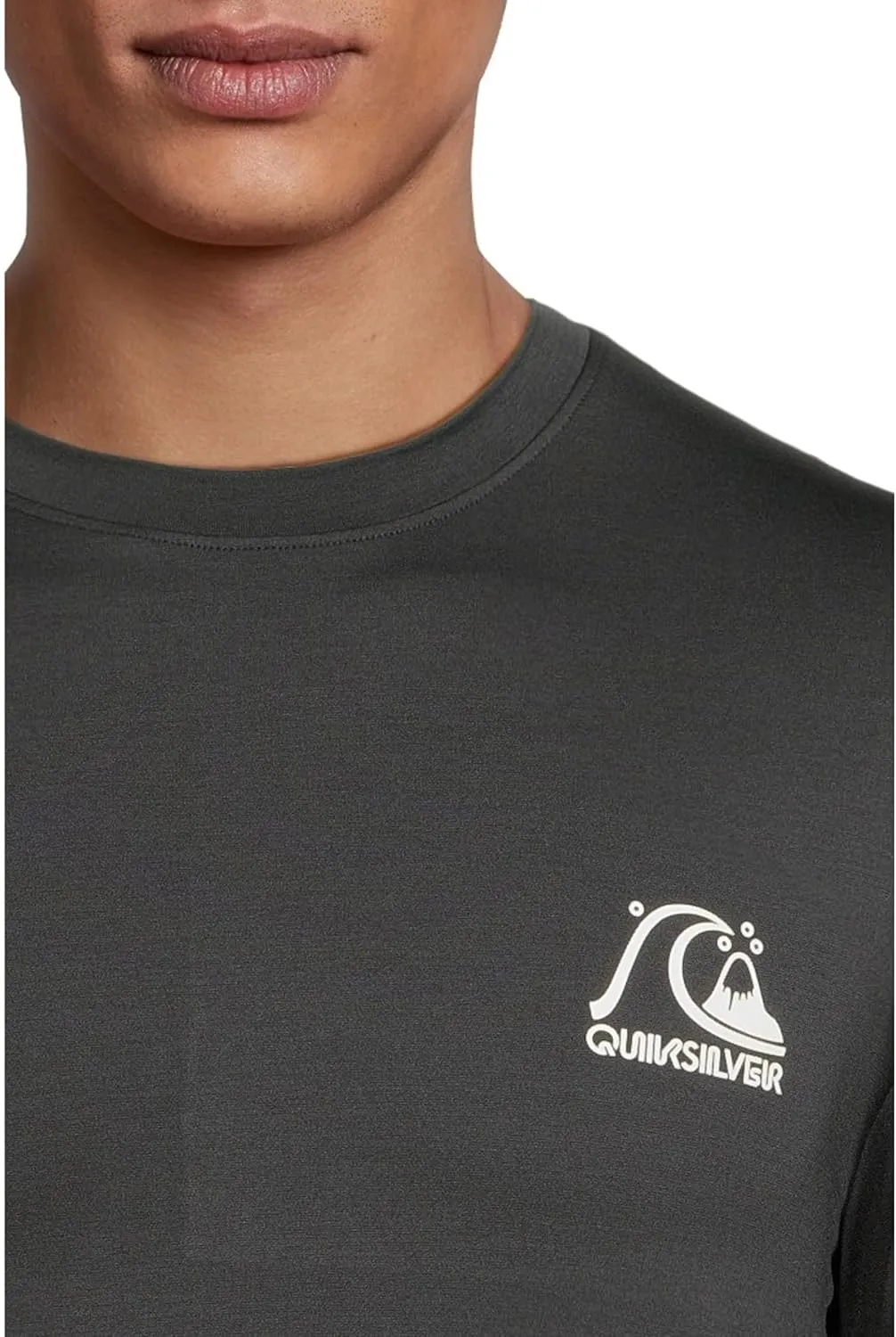 Quiksilver Men's DNA Logo Long Sleeve Surf Tee