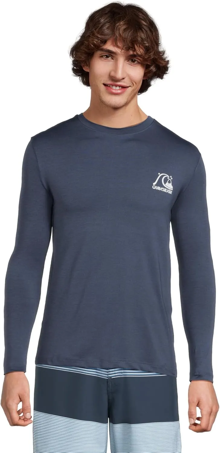 Quiksilver Men's DNA Logo Long Sleeve Surf Tee