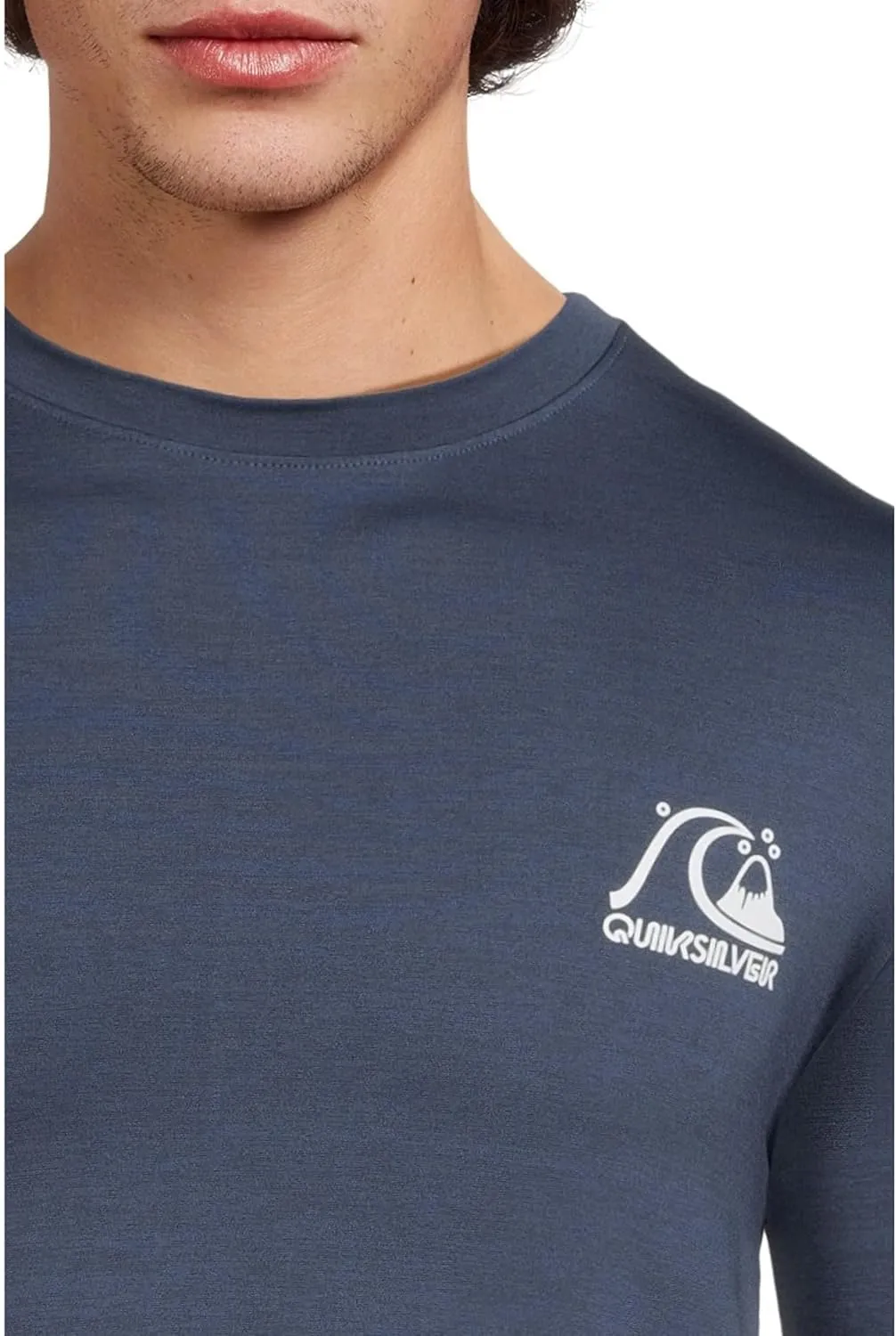Quiksilver Men's DNA Logo Long Sleeve Surf Tee