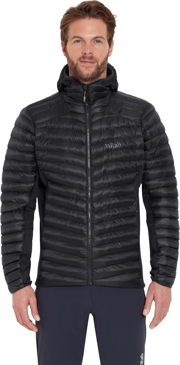 Rab Men's Cirrus Flex Hoodie Jacket, Lightweight Insulated Puffer Coat for Hiking