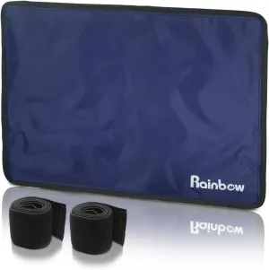 RAINBOW Reusable Large Ice Packs for Injuries, Gel Ice Pack Hot Cold Pack for Knee Hip Shoulder Neck Elbow, Flexible Medical Ice Compress Pad for Back Pain Relief, Surgery, Bruises, Arthritis, Sprains