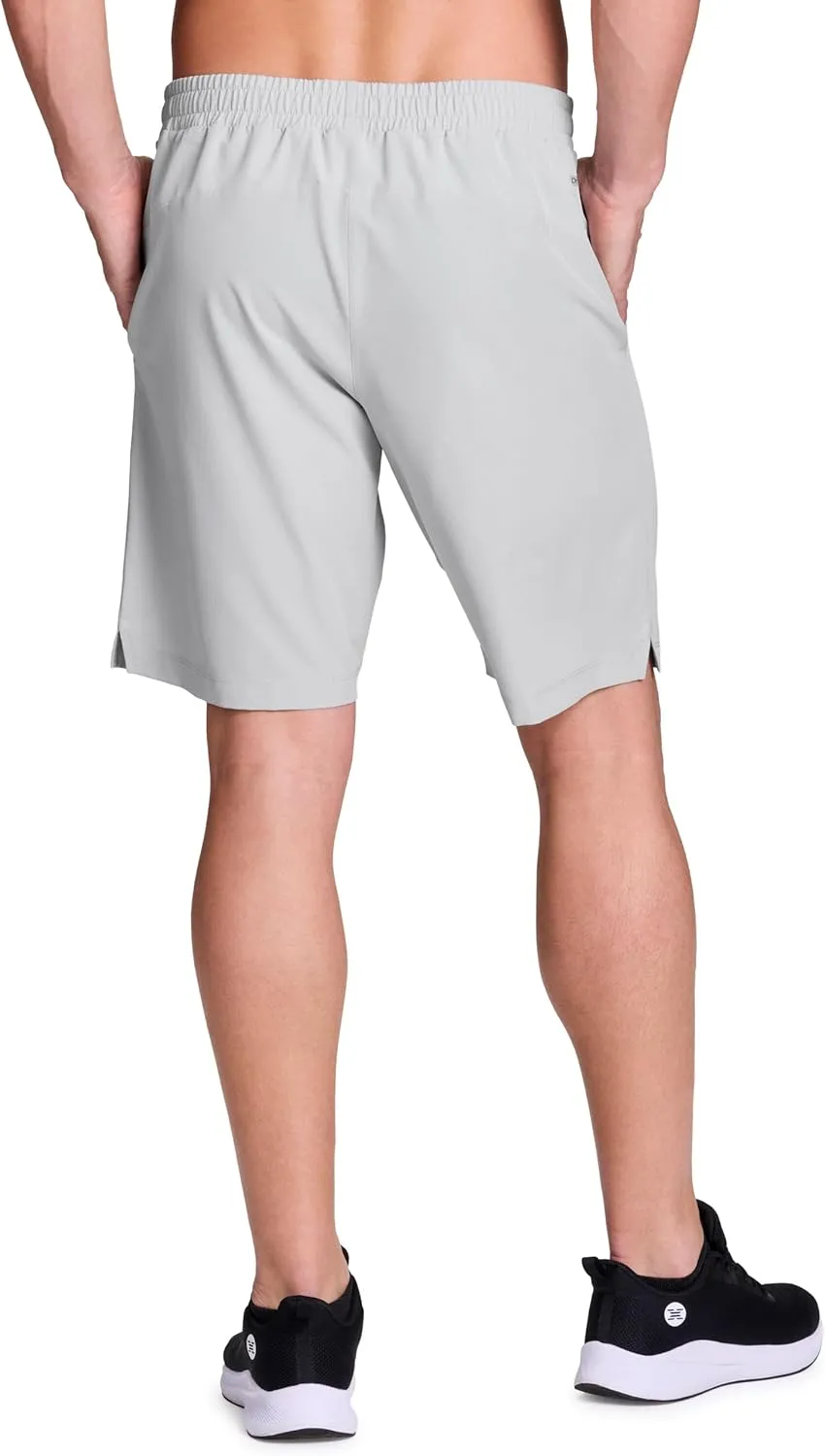 RBX Active Ripstop Shorts for Men, Quick Drying 9-Inch Inseam Workout Hiking Running Gym Basketball Shorts with Pockets