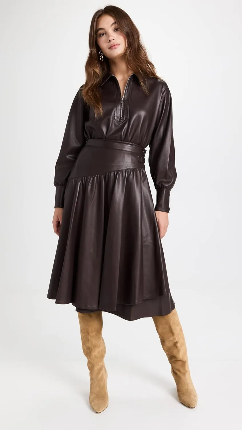 Rebecca Taylor Women's Vegan Leather Pullover