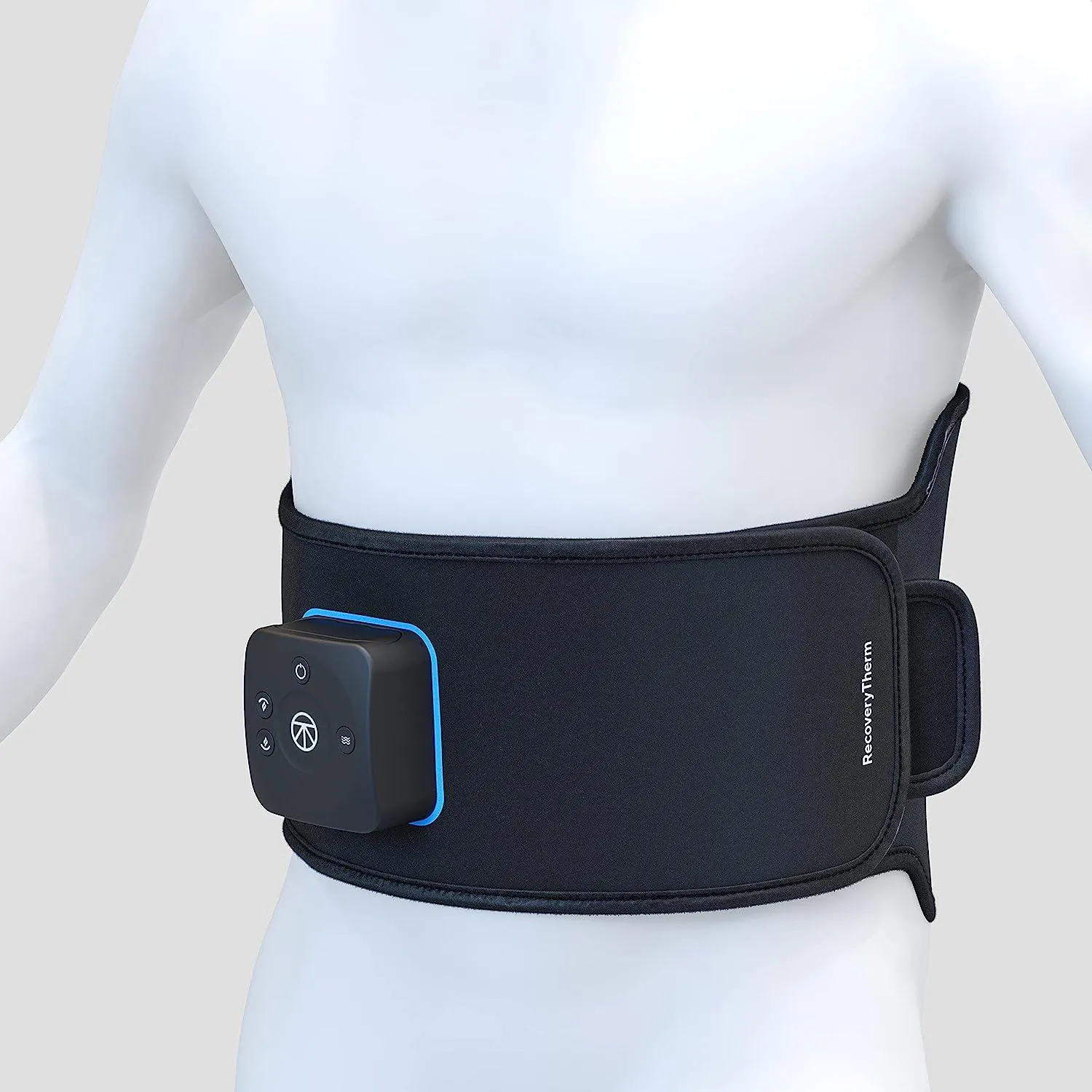 RecoveryTherm Hot Vibration Back & Core Heat Therapy Garment
