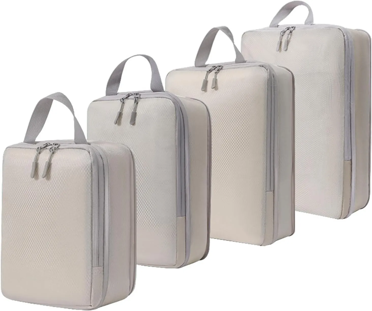 REDYY 4Pieces Compression Storage Bags and Resistant Suitcases Clothes Organizers Handbag for Home and Travel