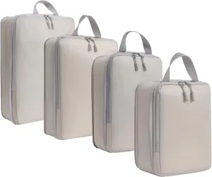 REDYY 4Pieces Compression Storage Bags and Resistant Suitcases Clothes Organizers Handbag for Home and Travel