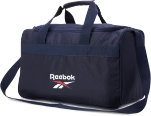 Reebok Duffle Bag – Gym Bag for Women & Men, Carry On and Overnight Duffle for Travel & Fitness, Size Small, Warrior II Navy