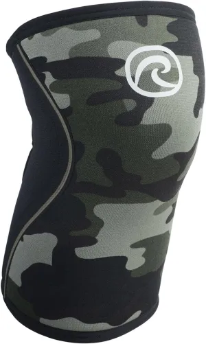 Rehband 5mm Knee Sleeves for Functional Training, Cross-Training & Powerlifting, Weightlifting Knee Support made of Neoprene, Unisex, Colour:Camo, Size:Small