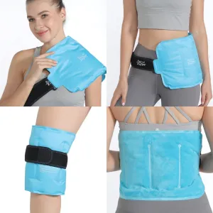 Relief Expert Ice Pack for Injuries Reusable(16" x 9") Gel Cold Pack for Lower Back, Shoulder, Knee, Hip, Cold Compress for Multi Purposes – Flexible, Hands Free