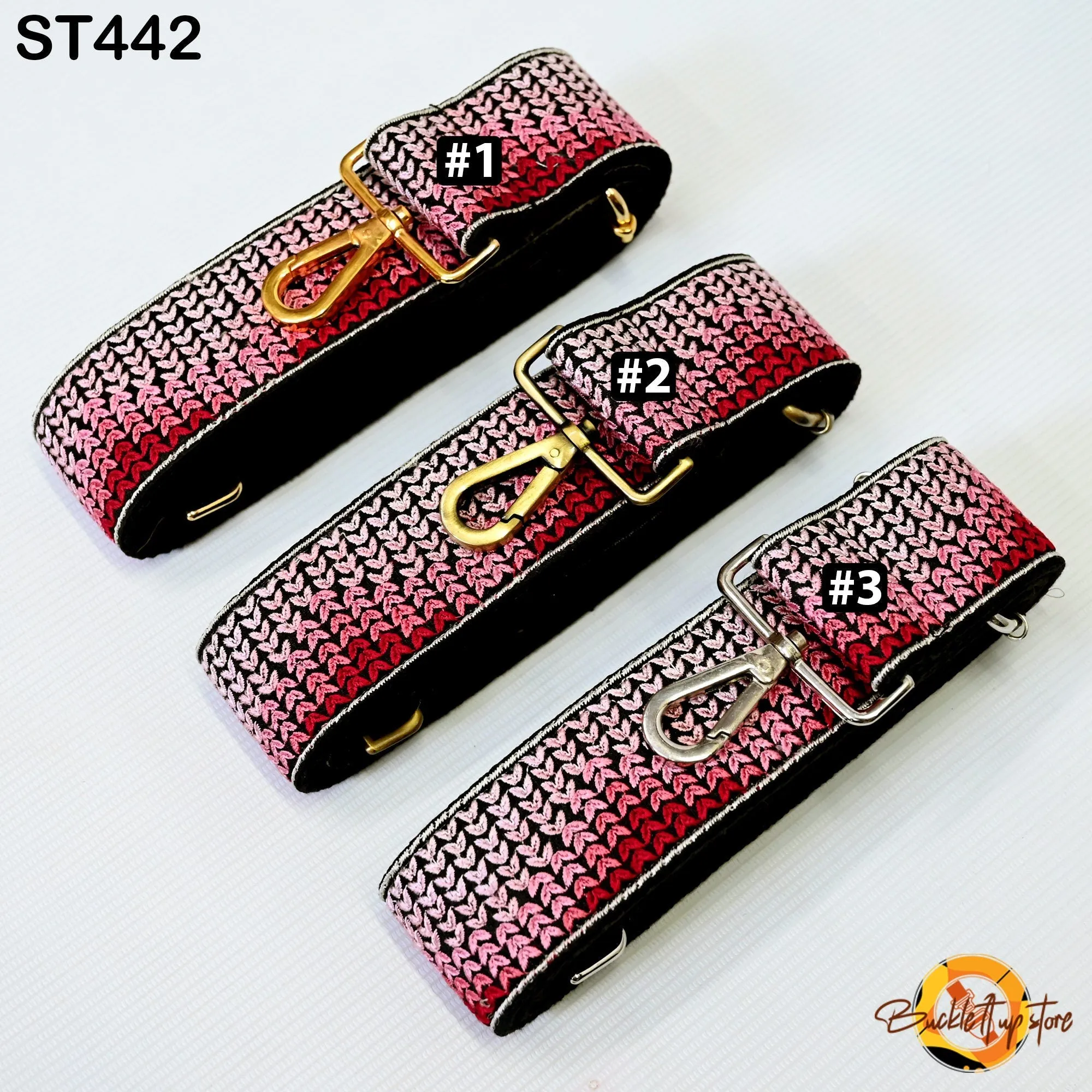 Replacement Purse Strap Embroidery Crossbody Strap for Purses Floral Embroidered Bag Strap Boho Guitar Strap Handbag Strap Gift for Sister