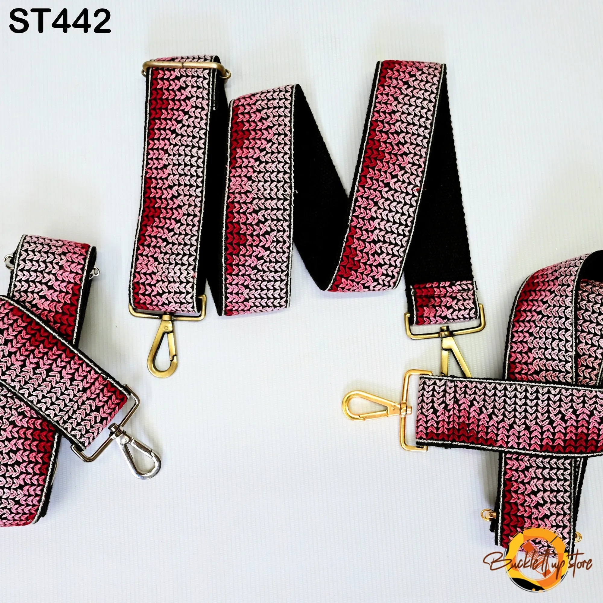 Replacement Purse Strap Embroidery Crossbody Strap for Purses Floral Embroidered Bag Strap Boho Guitar Strap Handbag Strap Gift for Sister