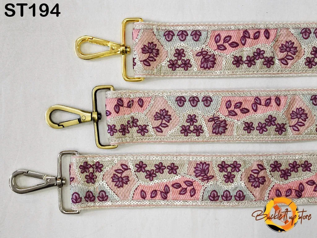 Replacement Strap Purse Strap Crossbody Strap for Purses Embroidered Boho Bags Strap Boho Guitar Strap Detachable Handbag Strap gift for her