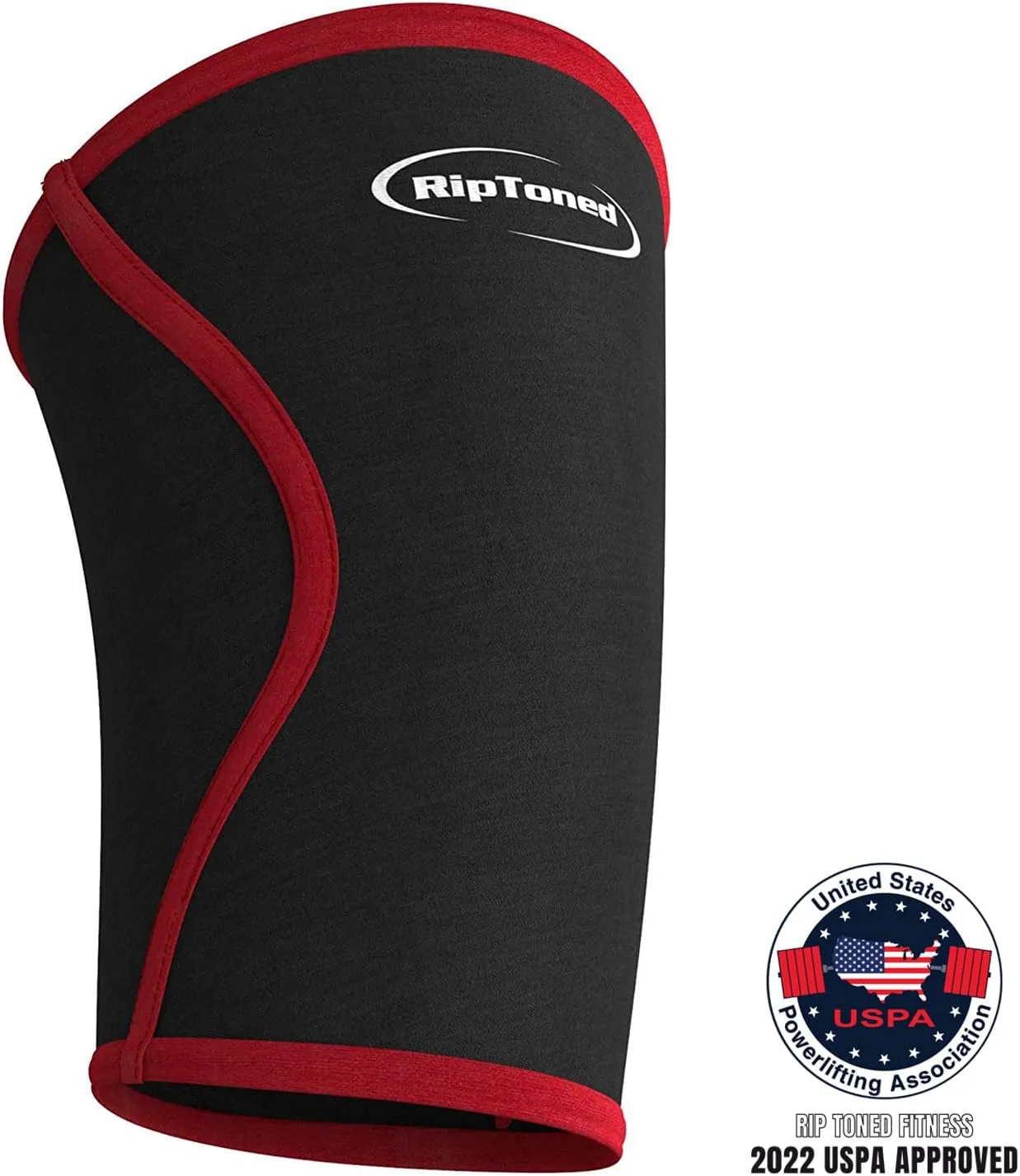 Rip Toned Knee Compression Sleeve for Men & Women - Advanced Joint Support & Pain Relief - Adjustable Weightlifting Knee Sleeves for Men - Durable Knee Brace for Running, Strength Training & Meniscus