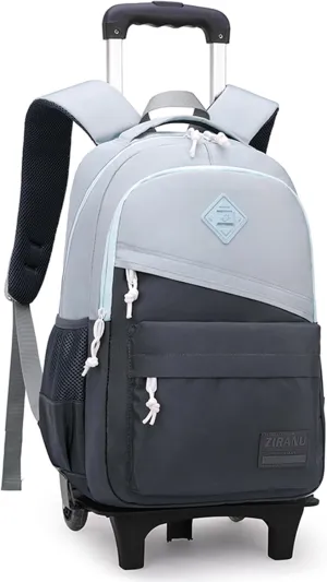 Rolling Backpack,Backpack with wheels,Capacity Wheeled Backpack for Boys,Roller Backpack for Kids