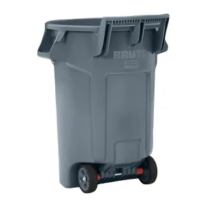 Rubbermaid Wheeled BRUTE Recycling Bin Grey 167Ltr