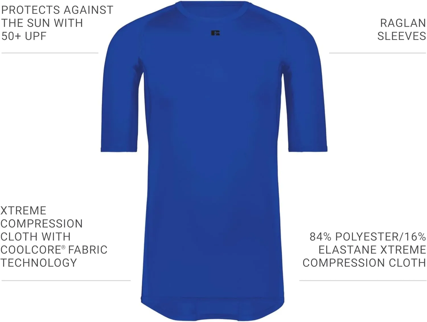 Russell Athletic Half Sleeve Compression Tee
