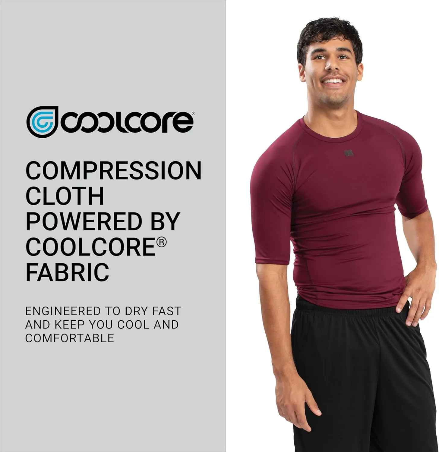 Russell Athletic Half Sleeve Compression Tee