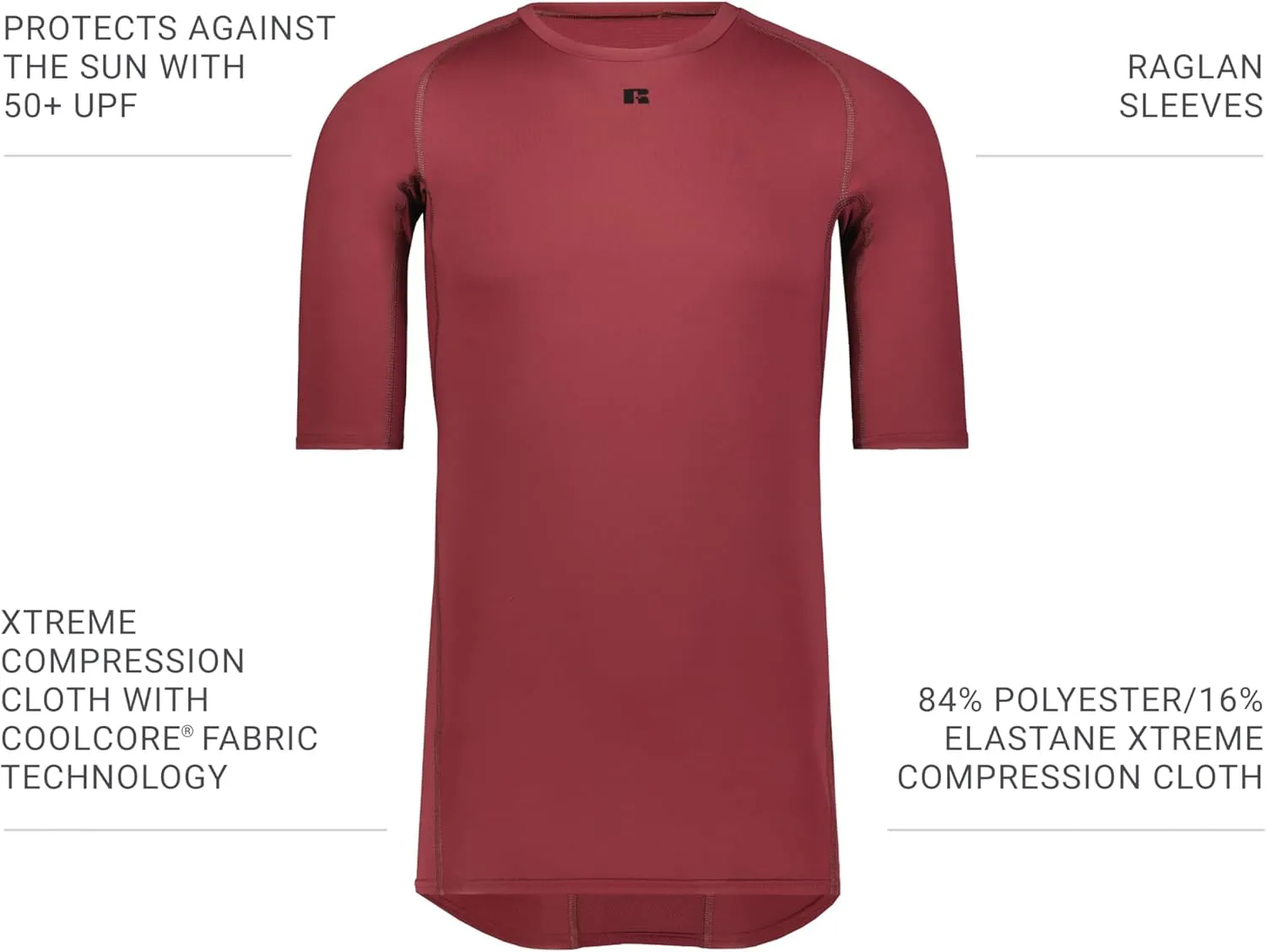 Russell Athletic Half Sleeve Compression Tee