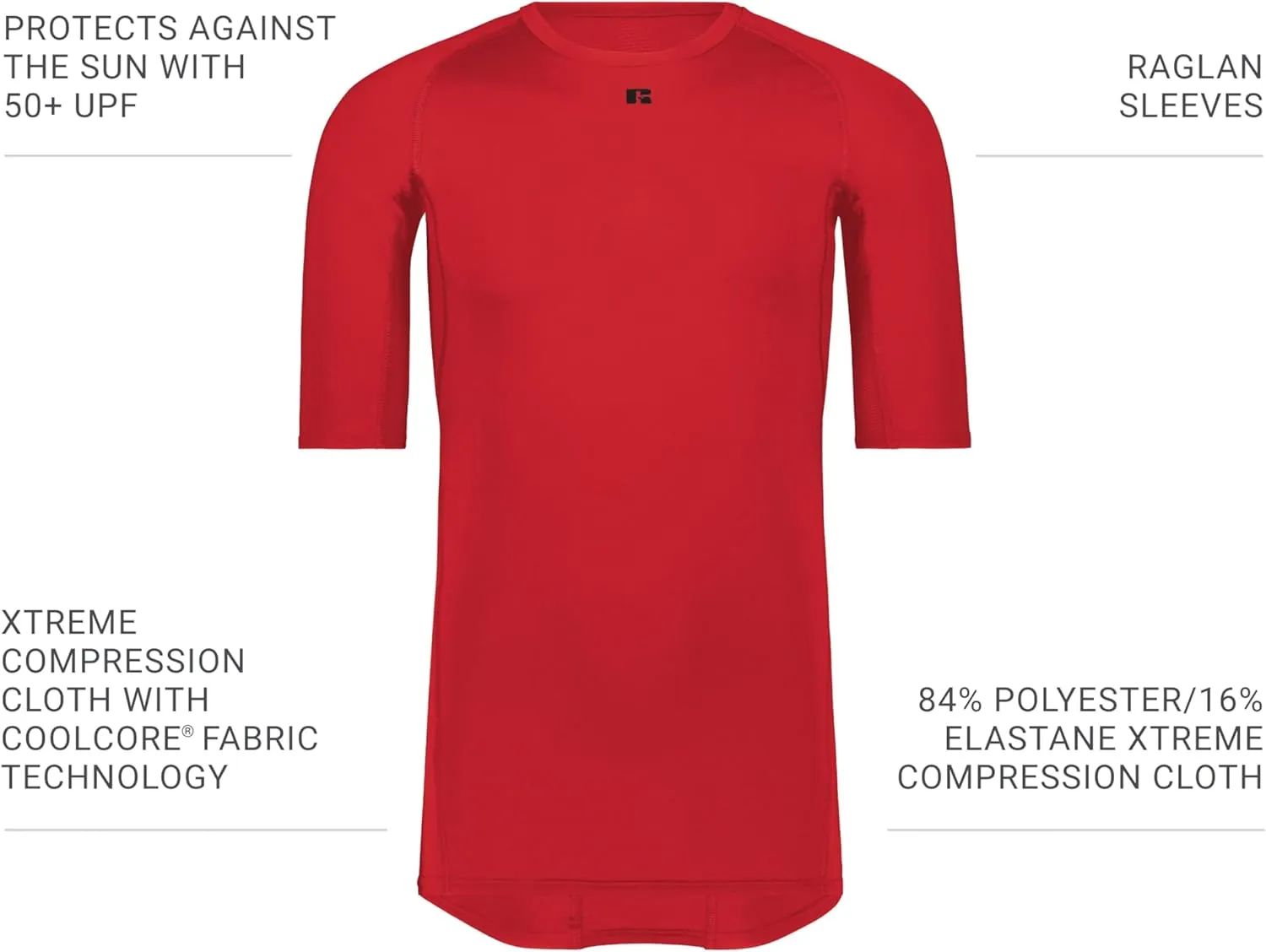 Russell Athletic Half Sleeve Compression Tee