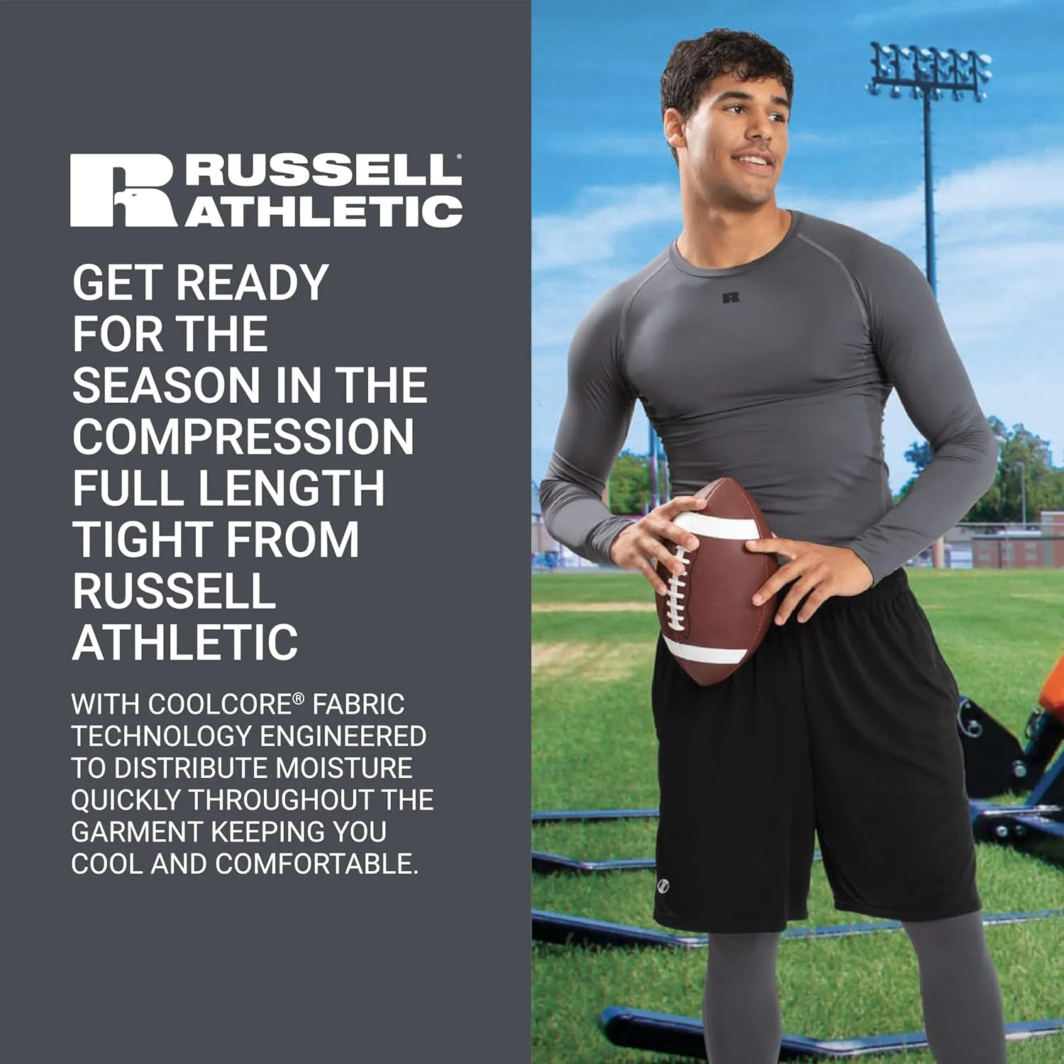 Russell Athletic Men's Compression Full Length Tight
