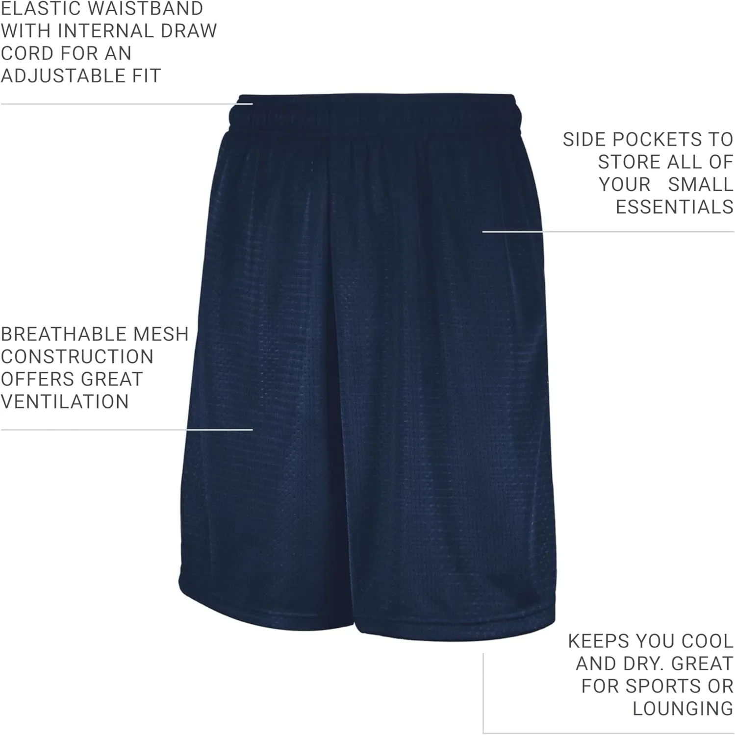 Russell Athletic Men's Mesh Pocket Short
