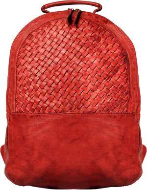 RUSTIC TOWN Leather Backpack for Women - Mothers Day Gift for her Washed Leather Multipurpose Laptop Handbag, Business Bookbag Camping Daypack Fashion Shoulder Travel Holiday Bag