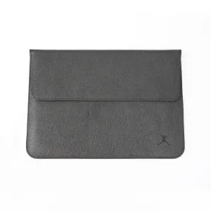 Saffiano Leather Laptop Sleeve - Black