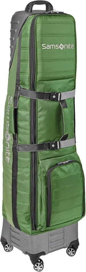 Samsonite "The Protector Hardside and Softside Golf Travel Bag with Shark Wheels, Waterproof Exterior