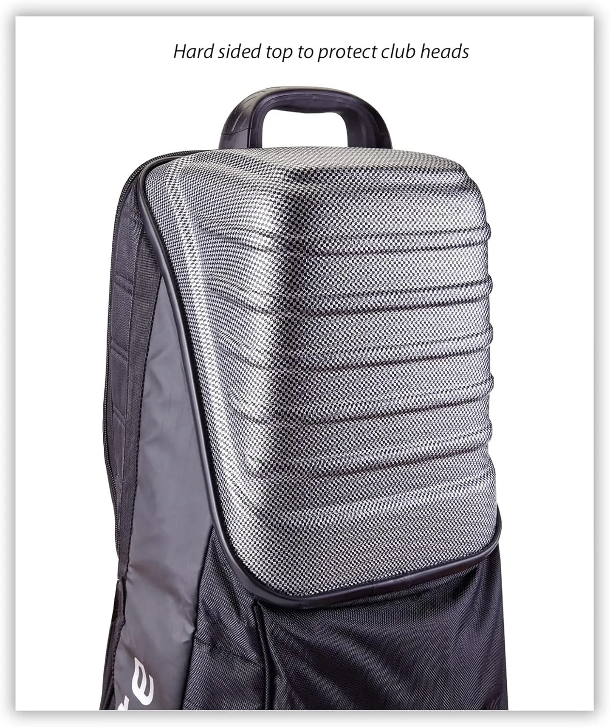 Samsonite "The Protector Hardside and Softside Golf Travel Bag with Shark Wheels, Waterproof Exterior