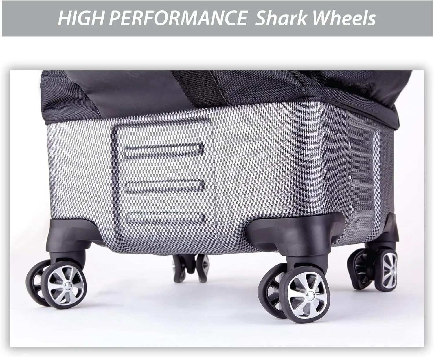 Samsonite "The Protector Hardside and Softside Golf Travel Bag with Shark Wheels, Waterproof Exterior