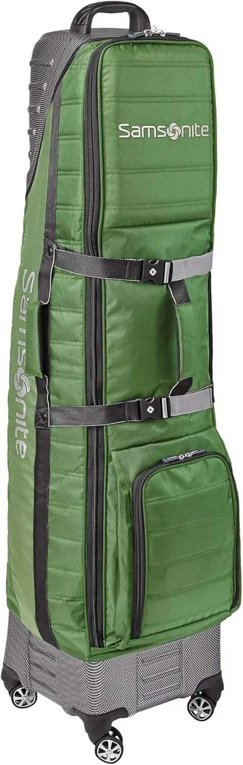 Samsonite "The Protector Hardside and Softside Golf Travel Bag with Shark Wheels, Waterproof Exterior
