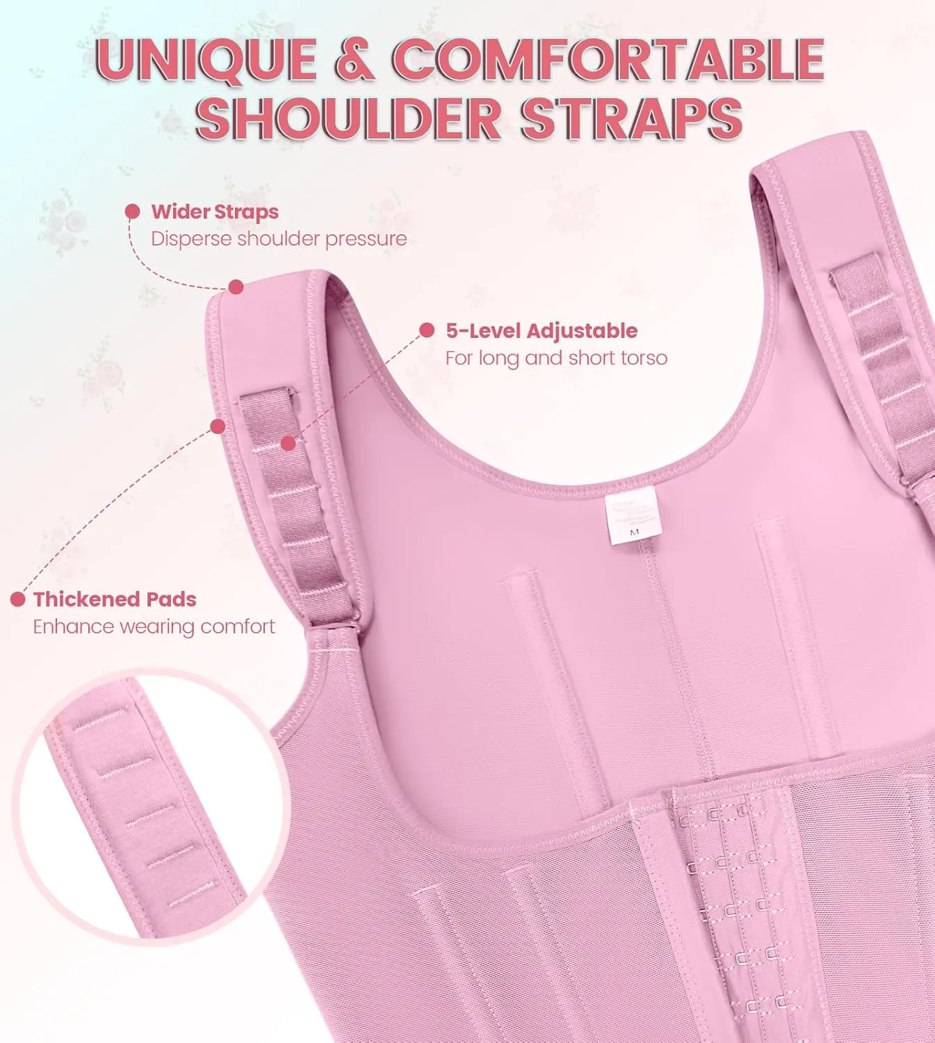 SHAPSHE Fajas Colombianas Moldeadoras De Cintura Y Abdomen Body Shaper Postpartum Compression Shapewear Tummy Control